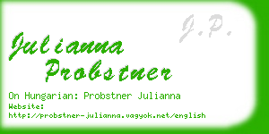 julianna probstner business card